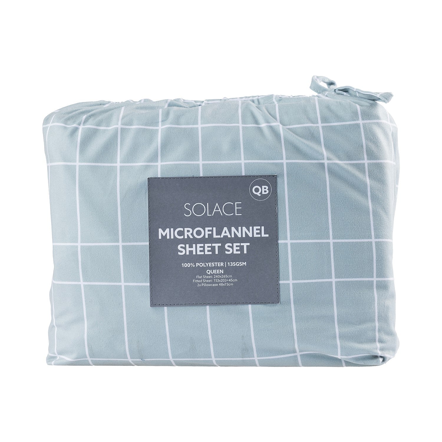 Solace Check Microflannel Sheet Set