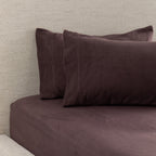 A berry polar fleece fitted sheet and matching pillowcases create a cosy, coordinated bedding look with an ultra-soft finish perfect for cooler nights.
