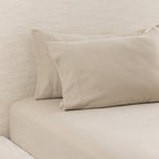 A grey polar fleece fitted sheet and matching pillowcases create a cosy, coordinated bedding look with an ultra-soft finish perfect for cooler nights.