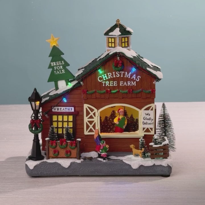 Christmas Wishes Christmas Tree Farm LED Decor