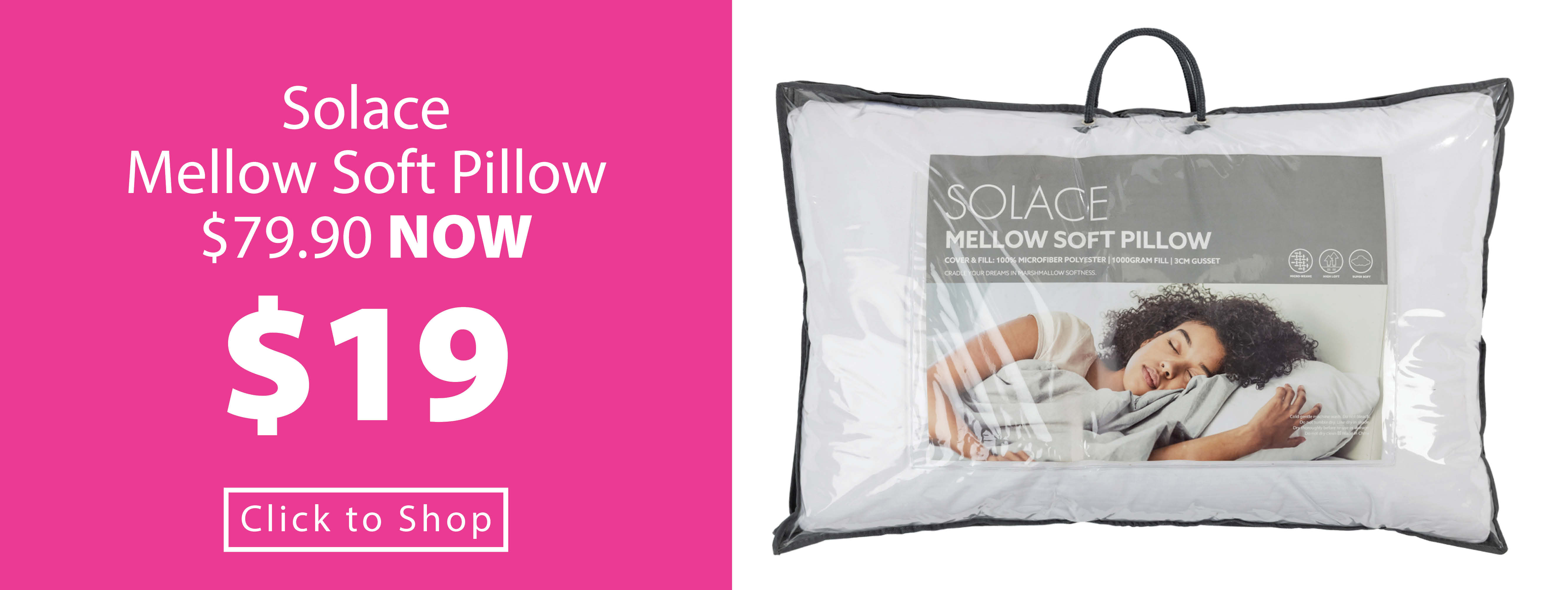 Solace Mellow Soft Pillow