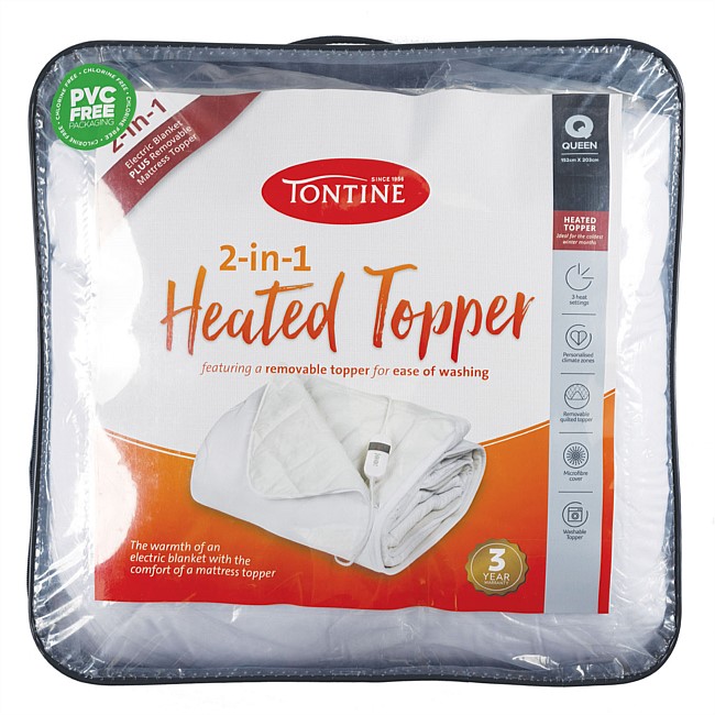 Shop Our New Season Range | Bed, Bath u0026 Beyond NZ - Tontine 2 in 1  Microfibre Cover Heated Topper