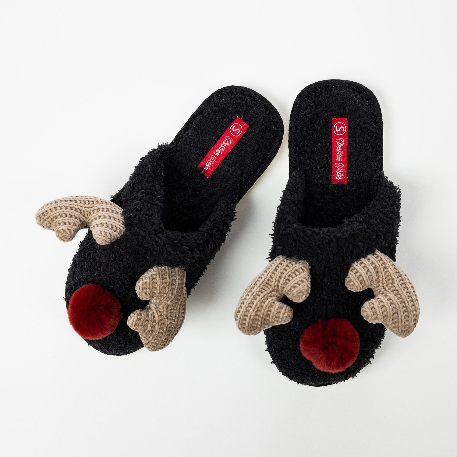 Shop Slippers Bedsocks Bed Bath Beyond NZ Noel Reindeer Slippers
