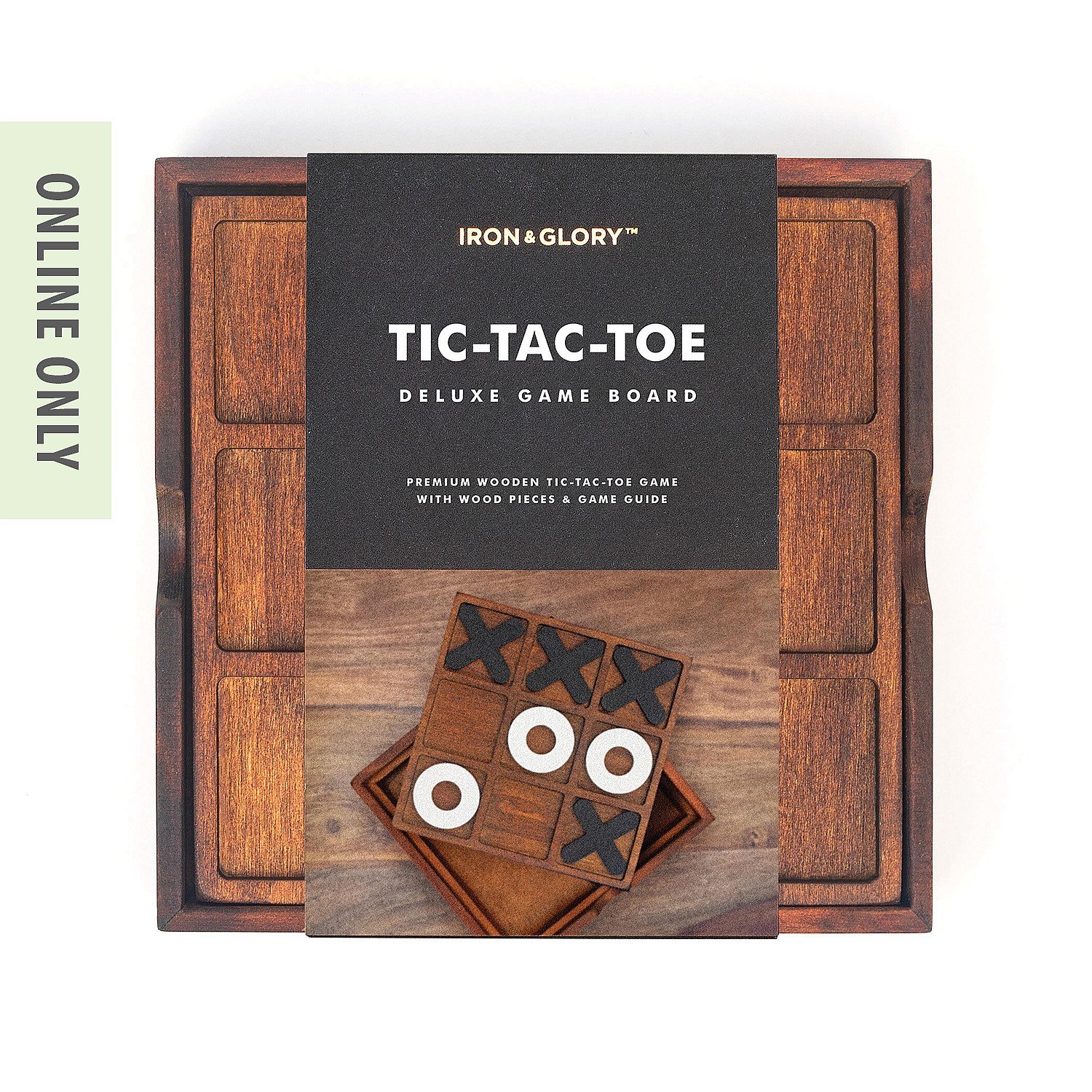 Iron & Glory Tic Tac Toe Wooden Game