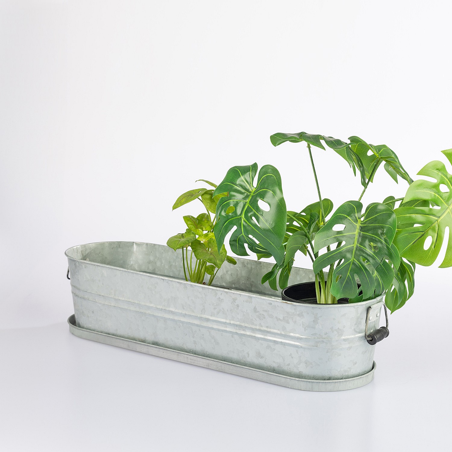 Gather Home Co. Elements Long Oval Planter - Elegant Design, Durable Use,  Perfect for Indoor Plants.