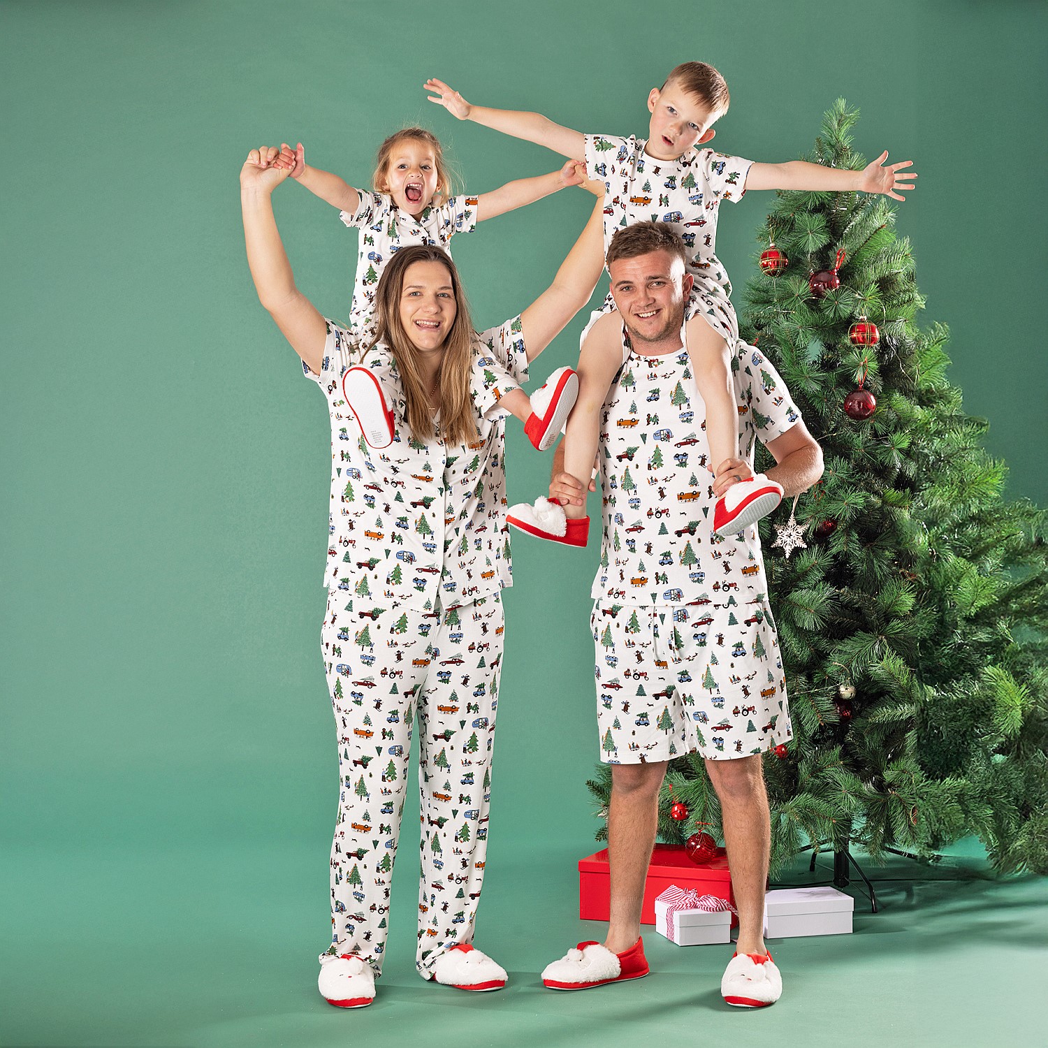 Christmas Champagne PJ Set main image 1