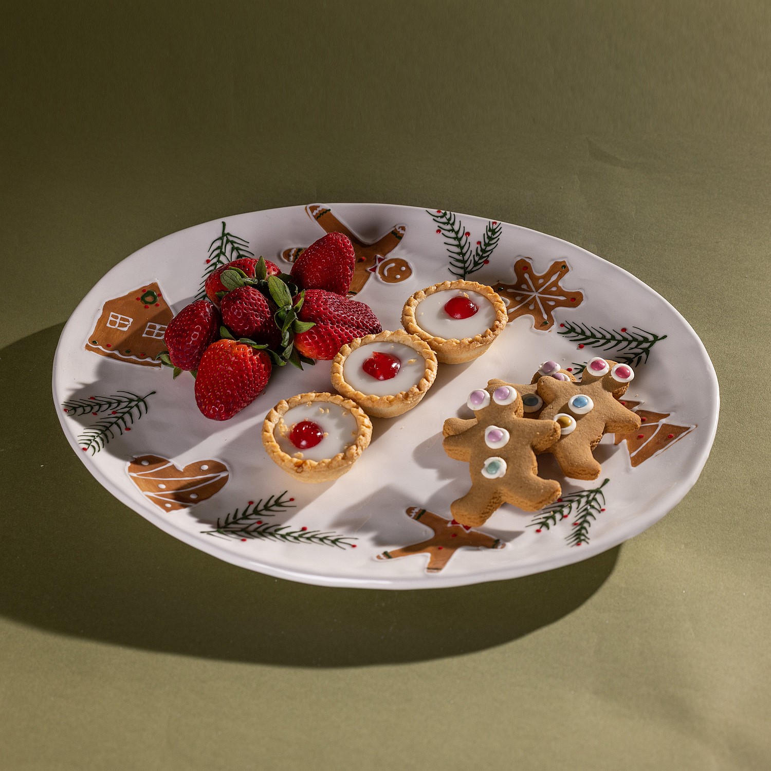 Christmas Wishes - Christmas Wishes Ceramic Christmas Plate Large