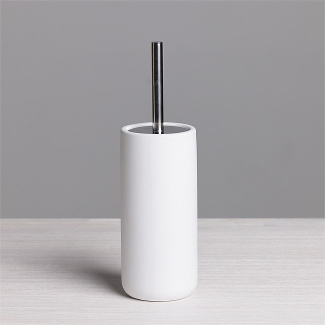 Avalon White Tall Toilet Brush Avalon White Tall Toilet Brush