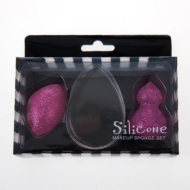 Beauty Care Silicone Make Up Sponge 3 Pack