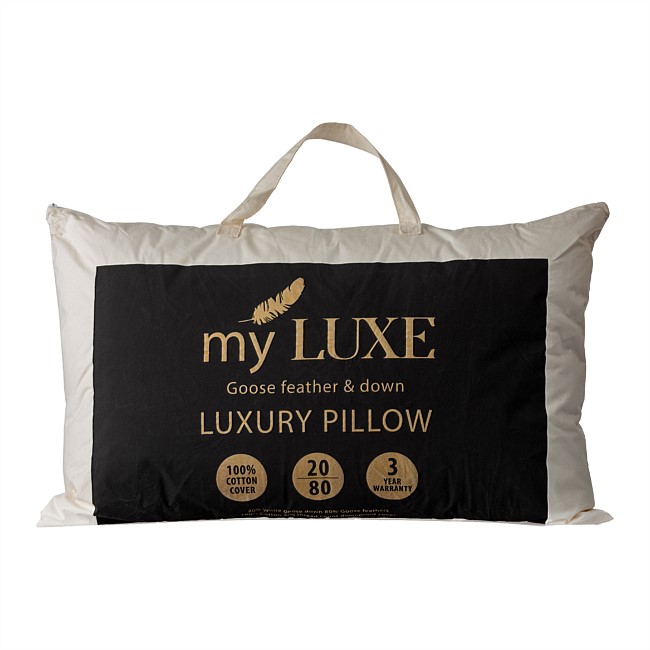 My Luxe Goose Feather & Down Pillow