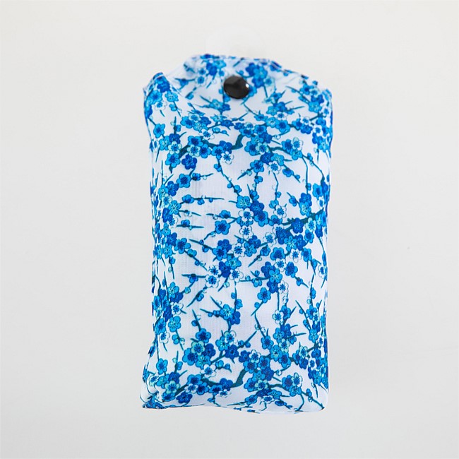 Flourish Tote Bag Cherry Blossom Blue