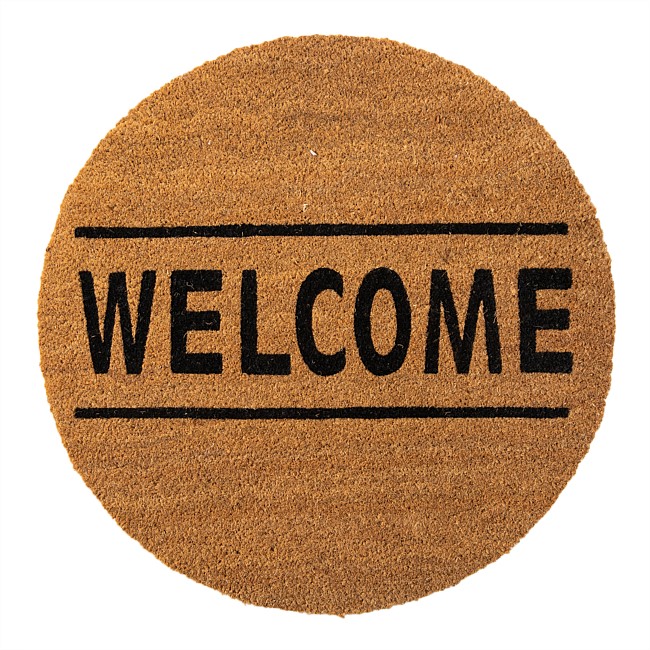 Home Co. Brooks Round Welcome Coir Mat