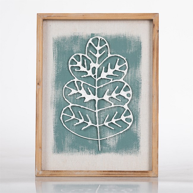 Solace Natural Leaf Wall Art B