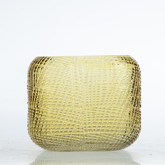 Design Republique Mae Mustard Textured Vase