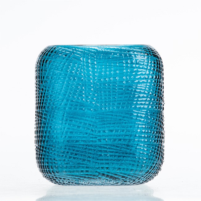 Design Republique Mae Teal Textured Vase