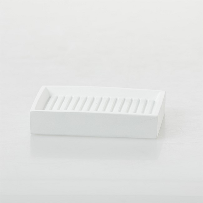 Home Chic Industrial White Soap Dish