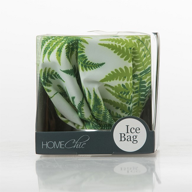 Home Chic Ice Bag Fern In Green/White