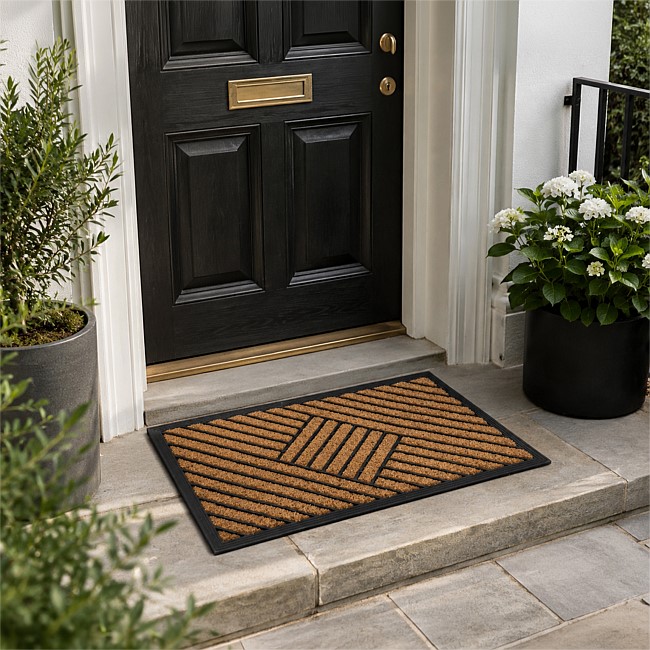 Merchant Rubber Door Mat With Coir Merchant Rubber Door Mat With Coir