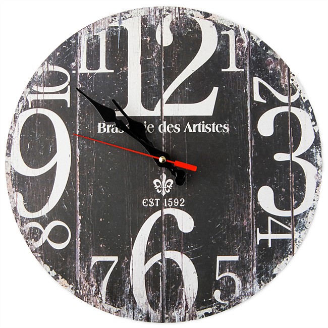Home Co. Brasserie Est 1592 Clock 