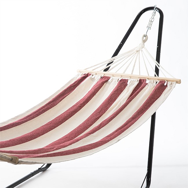 bb&b Outdoors Wide Red & White Hammock