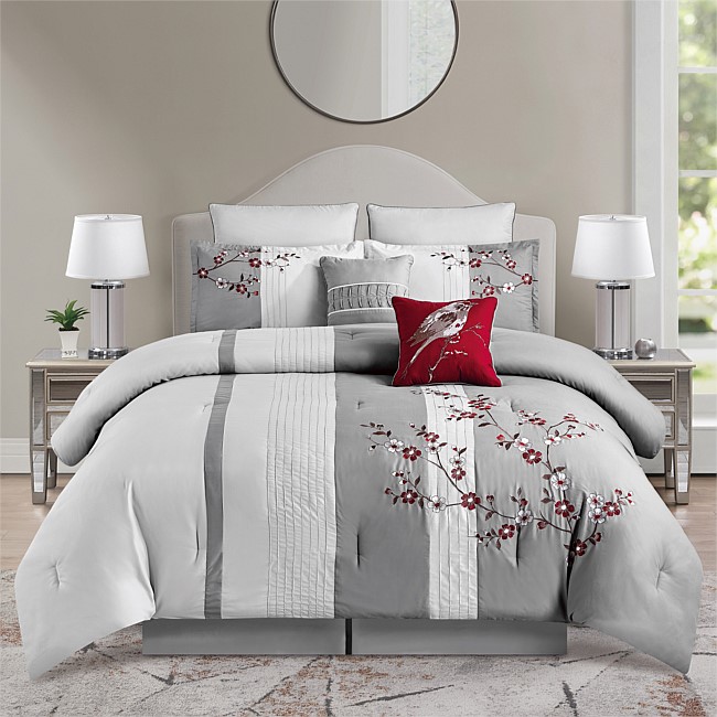 Solace Emilee 7 Piece Comforter Set Solace Emilee 7 Piece Comforter Set