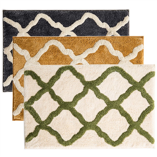 Solace Violet Tufted Bathmat