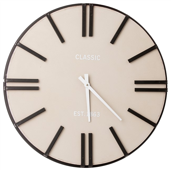 Design Republique Classic Metal Wall Clock