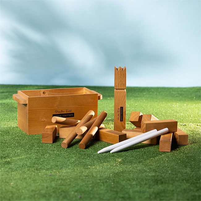 Play The Field Lodge Edition Deluxe Kubb Set