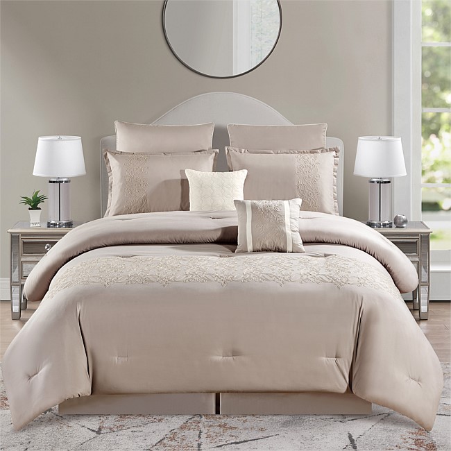 Solace Lillian 7 Piece Comforter Set Solace Lillian 7 Piece Comforter Set