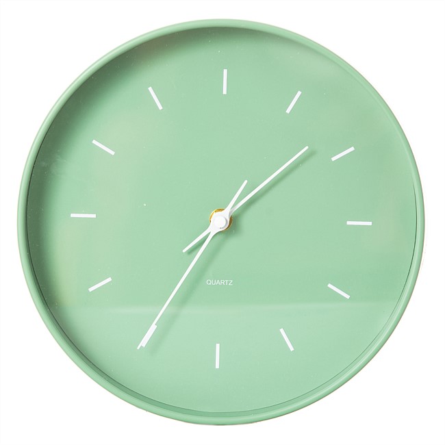 Solace Green Everyday Clock