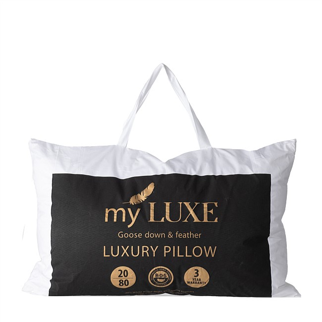 My Luxe Goose Feather And Down Pillow