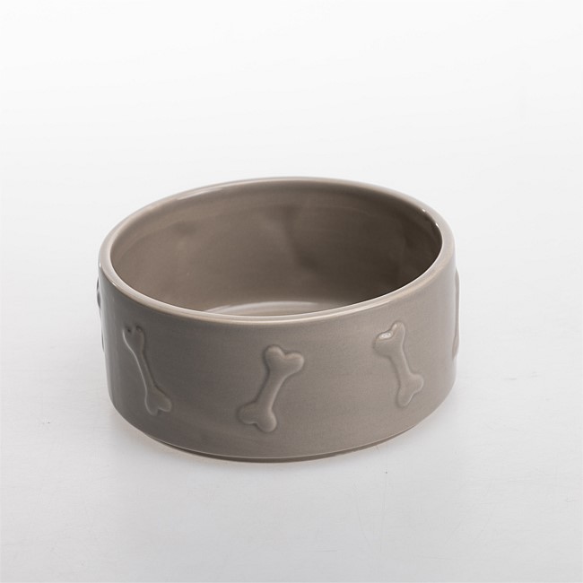 bb&b Pets Grey Dog Bowl bb&b Pets Grey Dog Bowl