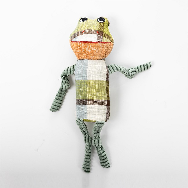 bb&b Pet Toy Check Green Frog