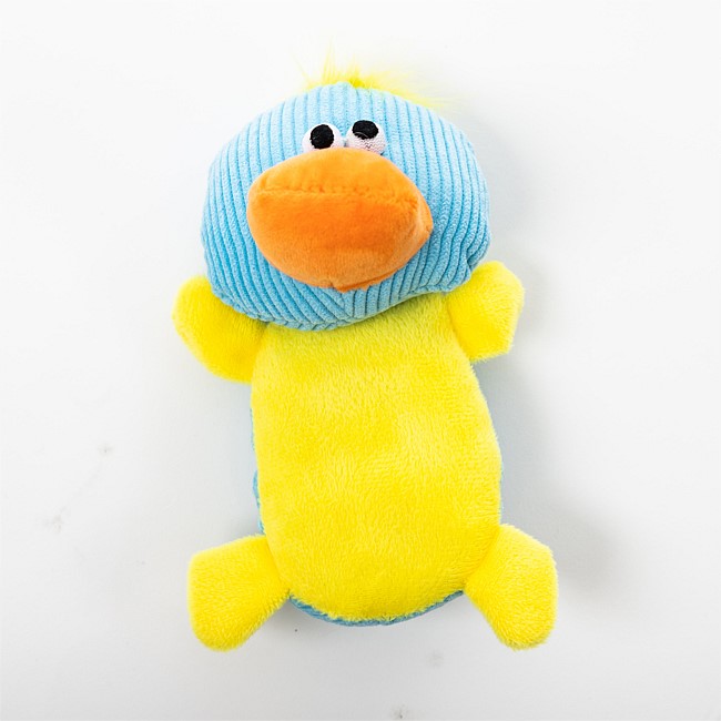 bb&b Pet Toy Corduroy Duck Blue