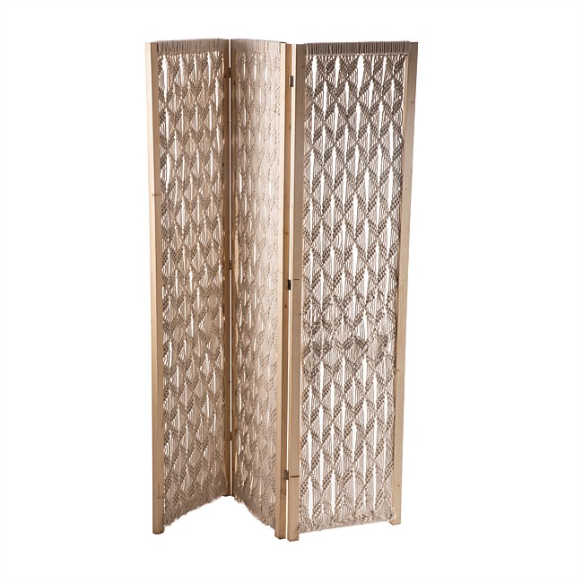 Design Republique Arcadia Rope Screen Divider Design Republique Arcadia Rope Screen Divider