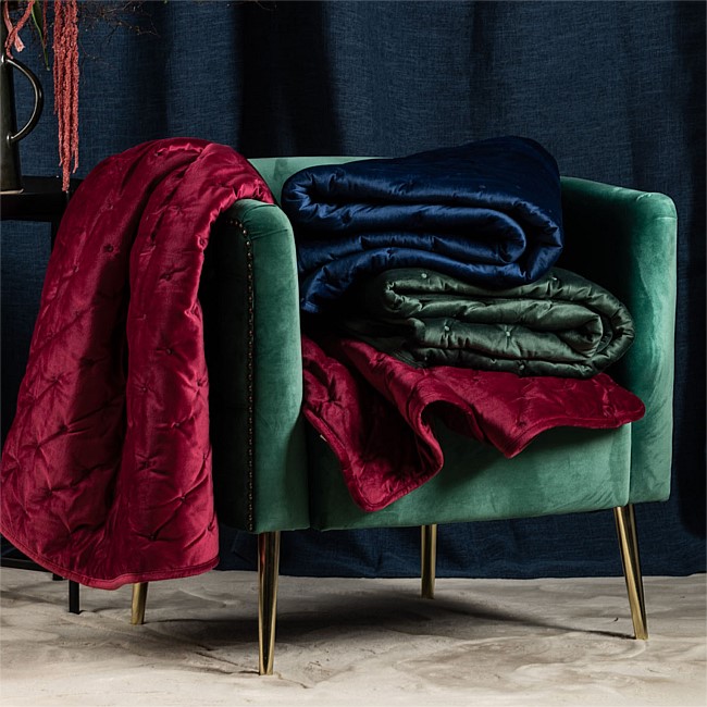 Design Republique Isobel Velvet Throw Design Republique Isobel Velvet Throw