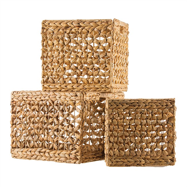 Design Republique Riki Square Hyacinth Basket