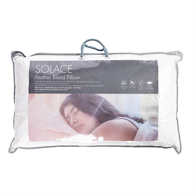 Solace Feather Blend Pillow