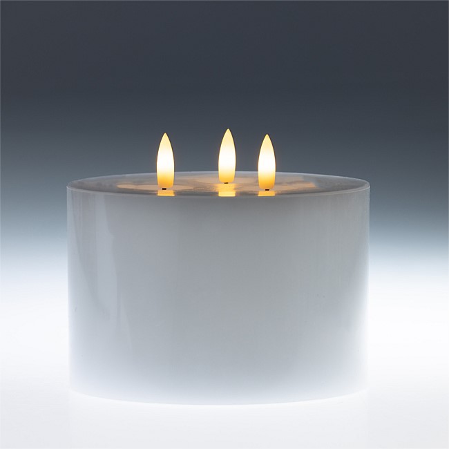 Solace Flameless LED 3 Wick Candle