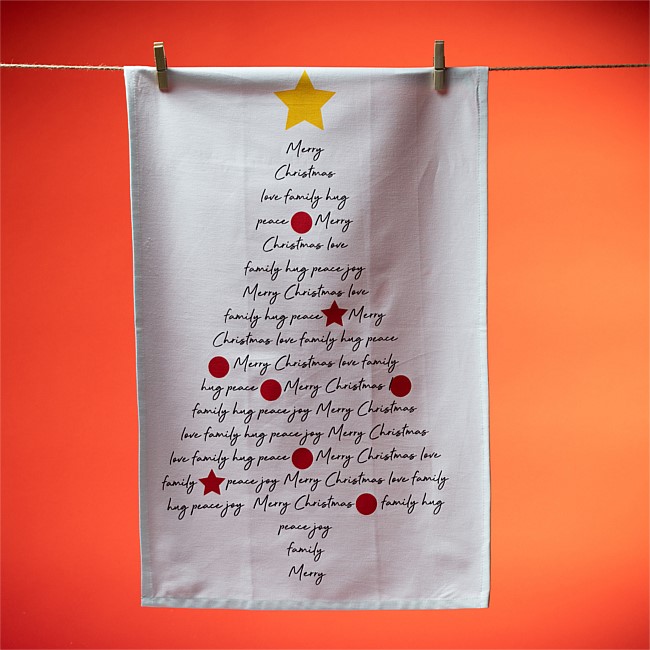 Christmas Wishes Christmas Tea Towel Christmas Tree 2 Pack Christmas Wishes Christmas Tea Towel Christmas Tree 2 Pack