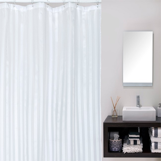 Cloud 9 Shower Curtain Plain 120x180cm White Cloud 9 Shower Curtain Plain 120x180cm White