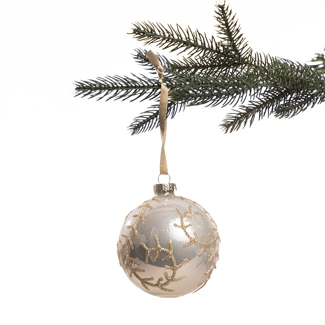 Christmas Wishes Glass Bauble Snow Decoration Christmas Wishes Glass Bauble Snow Decoration