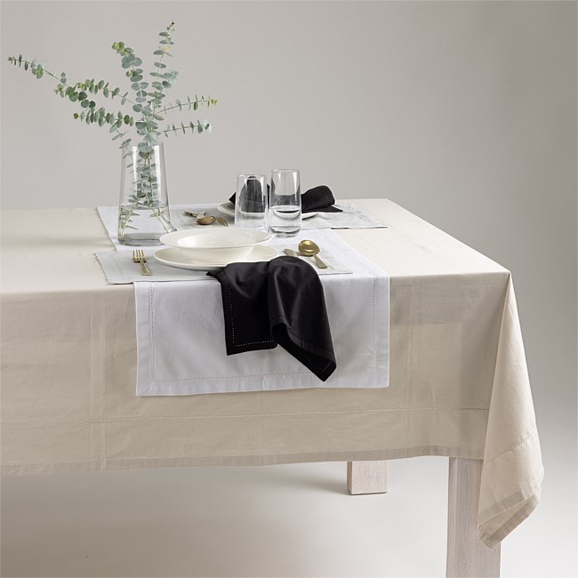 Gather Home Co. Classic Hemstitch Tablecloth
