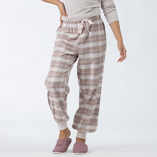 bb&b Sleep Plaid Flannelette Cuffed Pant bb&b Sleep Plaid Flannelette Cuffed Pant