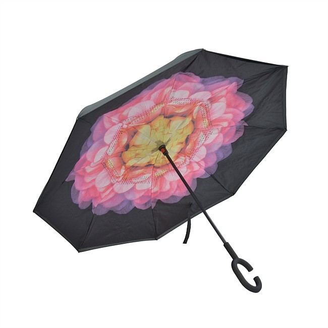 bb&b Outdoors Inverted Umbrella Pink Flower bb&b Outdoors Inverted Umbrella Pink Flower
