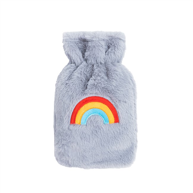 Hush For Kids Fur Rainbow Hot Water Bottle Cover 500ml