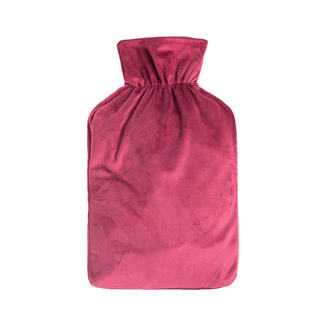 Black Fluffy Hot Water Bottle Cover main image 1
