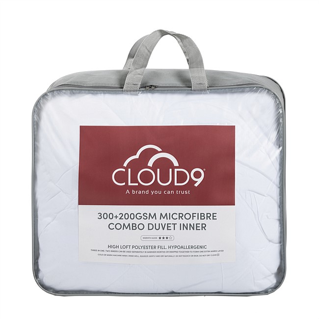 Cloud 9 200+300gsm Microfibre Combo Duvet Inner