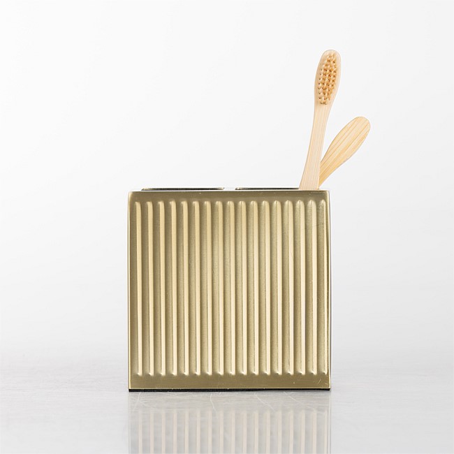 Design Republique Zaya Gold Toothbrush Holder