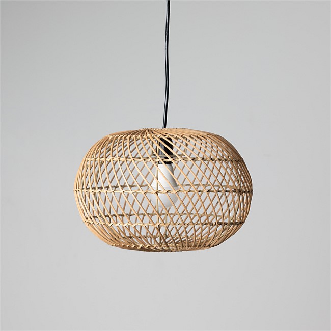 Design Republique Rattan Dome Pendant Shade 25cm Design Republique Rattan Dome Pendant Shade 25cm